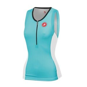 Castelli Women’s Free Donna Tri Sleeveless Triathlon Quick Drying Top Medium